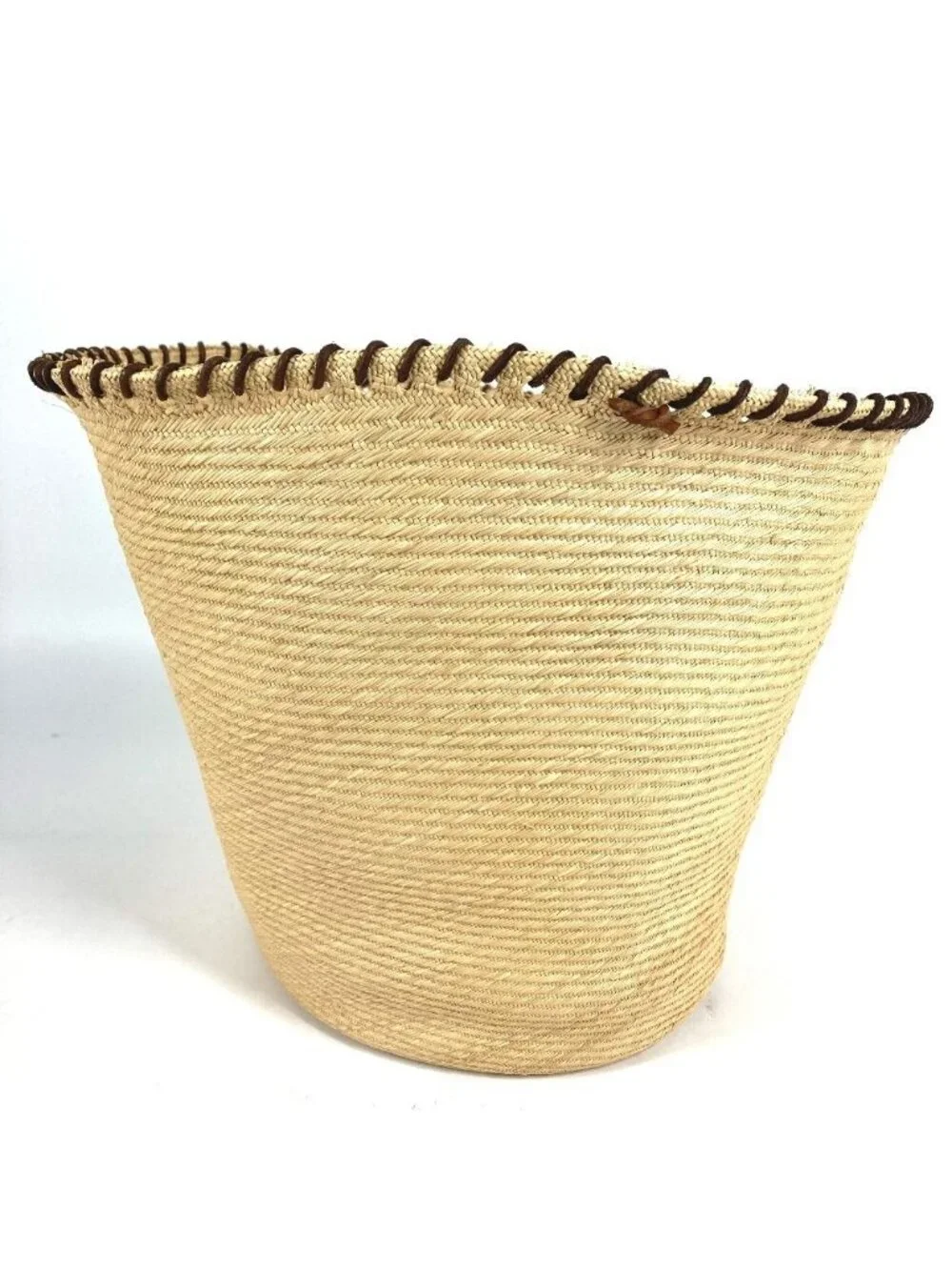 Hermes Basket Pouch Hemp Beige